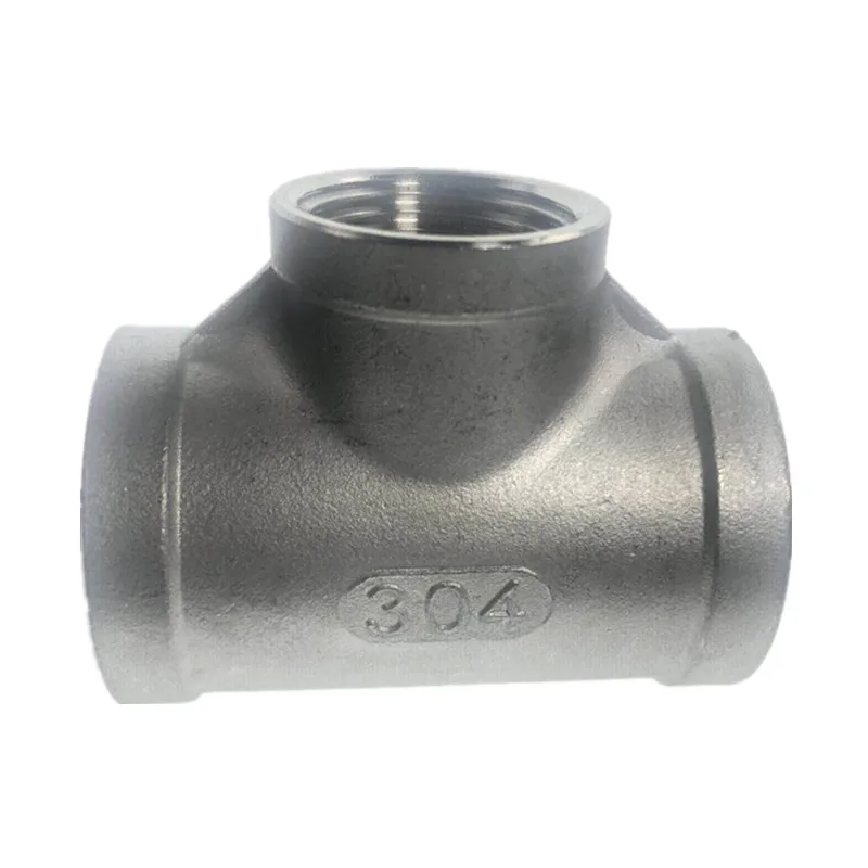 304 Type T drie manier reducer Rvs vrouwelijke Jointer Pijp Verbinding connector Fittings
