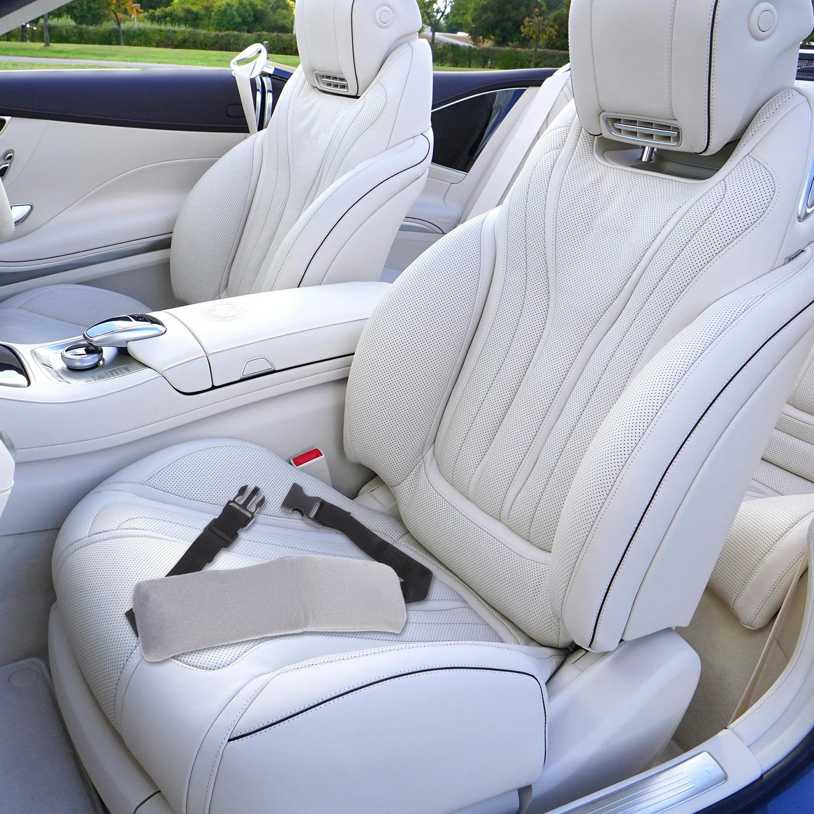 

2Pcs Travel Head Support Strap Soft Adjustable Airplane Headband for Sleeping Neck Pillow Car Travel Accessories