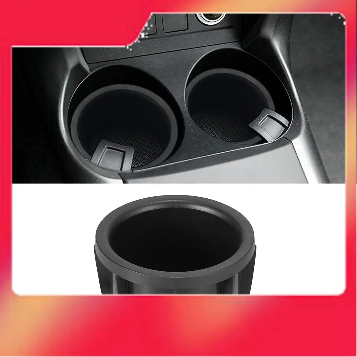 

55618-42040 Console Cup Holder Insert Rubber Cup Holder Inserts For Toyota RAV4 2006-2012-M54K