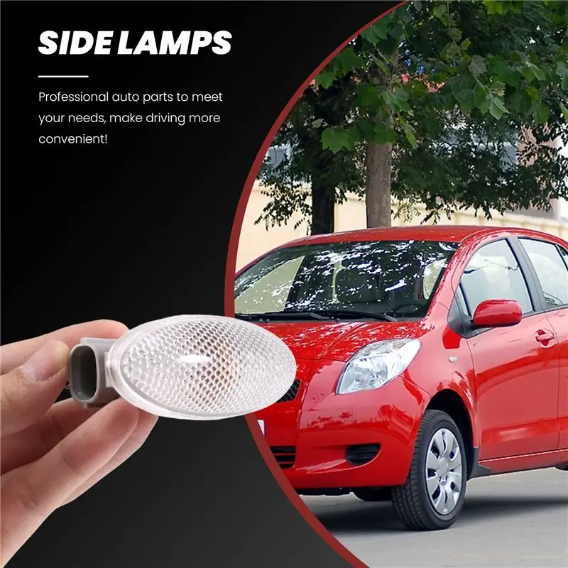 Reliable-1 Pair Car Turn Signal Light Side Lamps For Fender Lights For Toyota Corolla/Camry/Yaris/RAV4 2006-2013