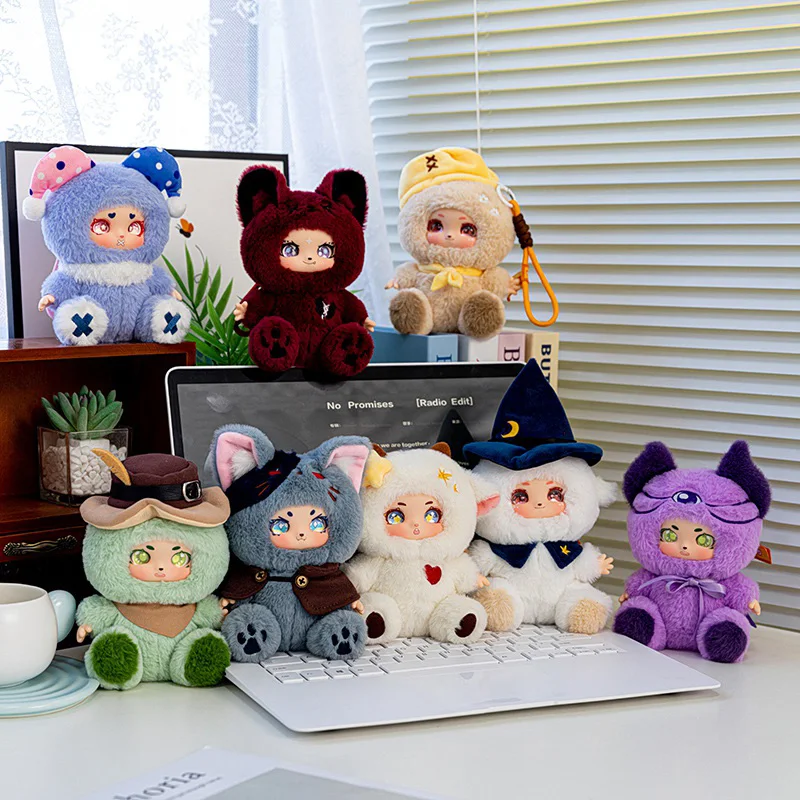 14cm/5.51in The Werewolf series Vinyl Doll Plush Toy Backpack Pendant Stuffed Plush Toy Cartoon Anime Cute Gift For Kids,Friends