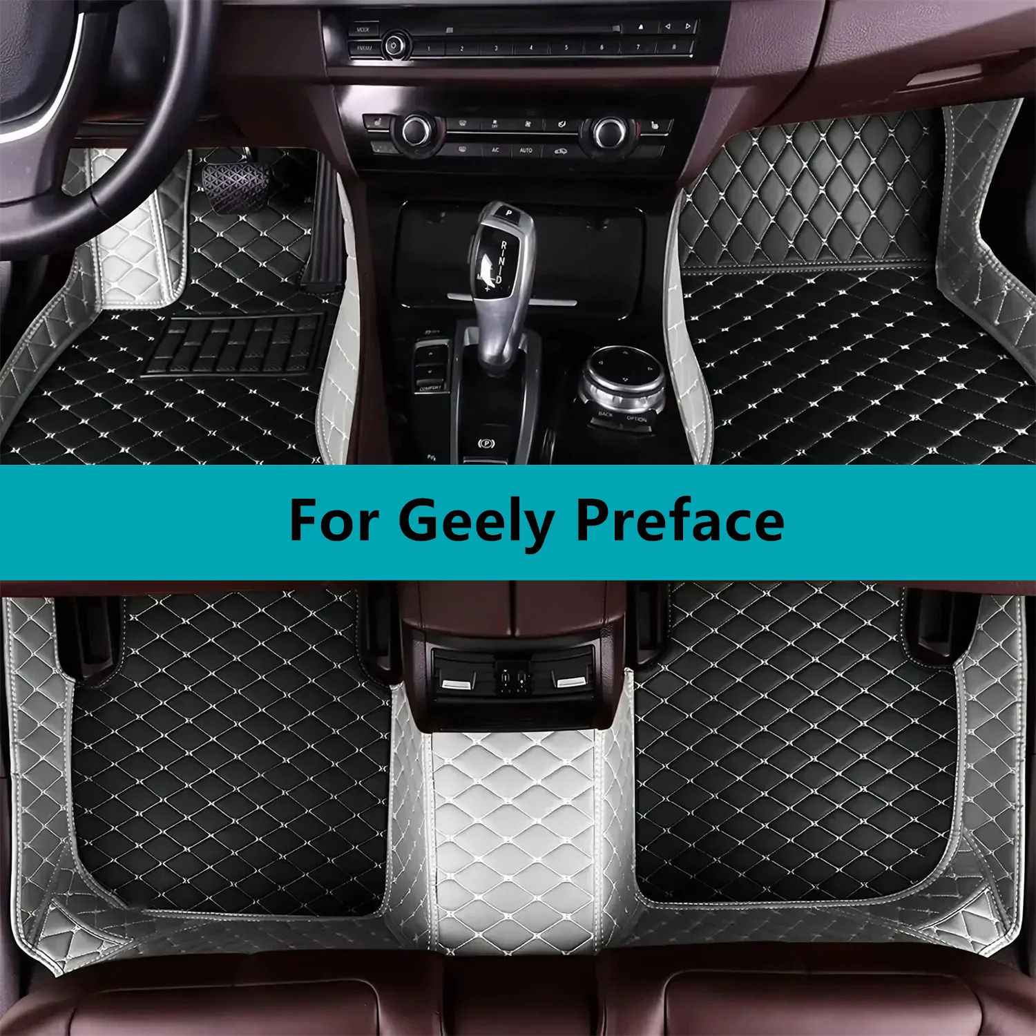 

All Weather Interior Accessories Leather Car Floor Mats For Geely Preface 2023 2024 2025 2026 2027 Waterproof Car Floor Mats
