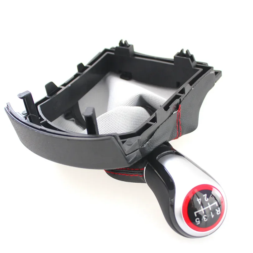 5 / 6 سرعة والعتاد التحول المقبض مع الجراب واقي أحذية بلاستيك لمقعد إيبيزا 2002 2003 2004 2005 2006 2007 2008 2009 2010 والعتاد عصا المقبض