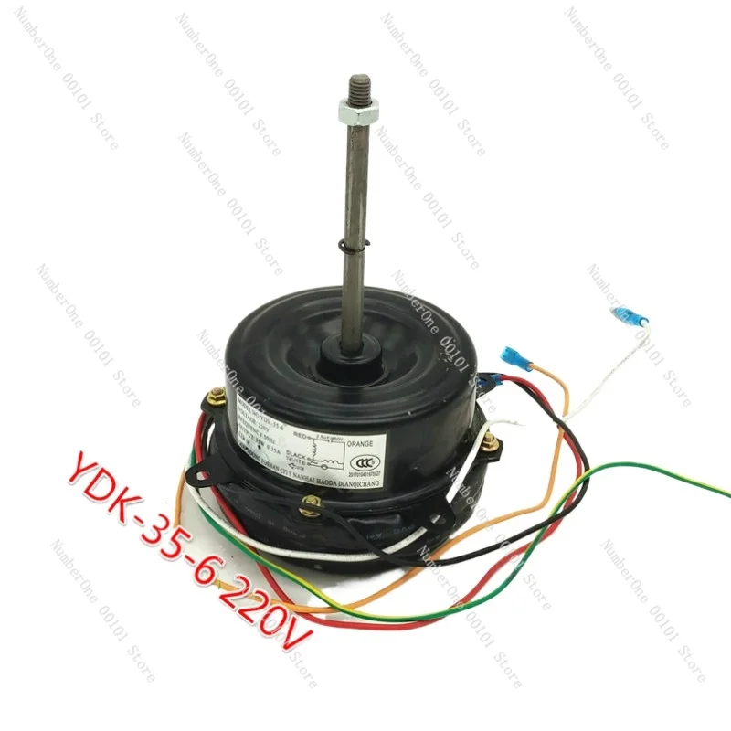 

New Air conditioning parts outdoor machine motor YDK-35-6 220V cooling fan motor