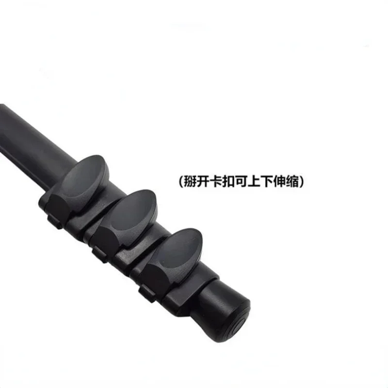 Aluminum Hunting Shooting Accessory V Shaped Rotating Yoke Monopod Telescopic Shooting Stick Hunting Stick with Shoulder Strap - Image 4