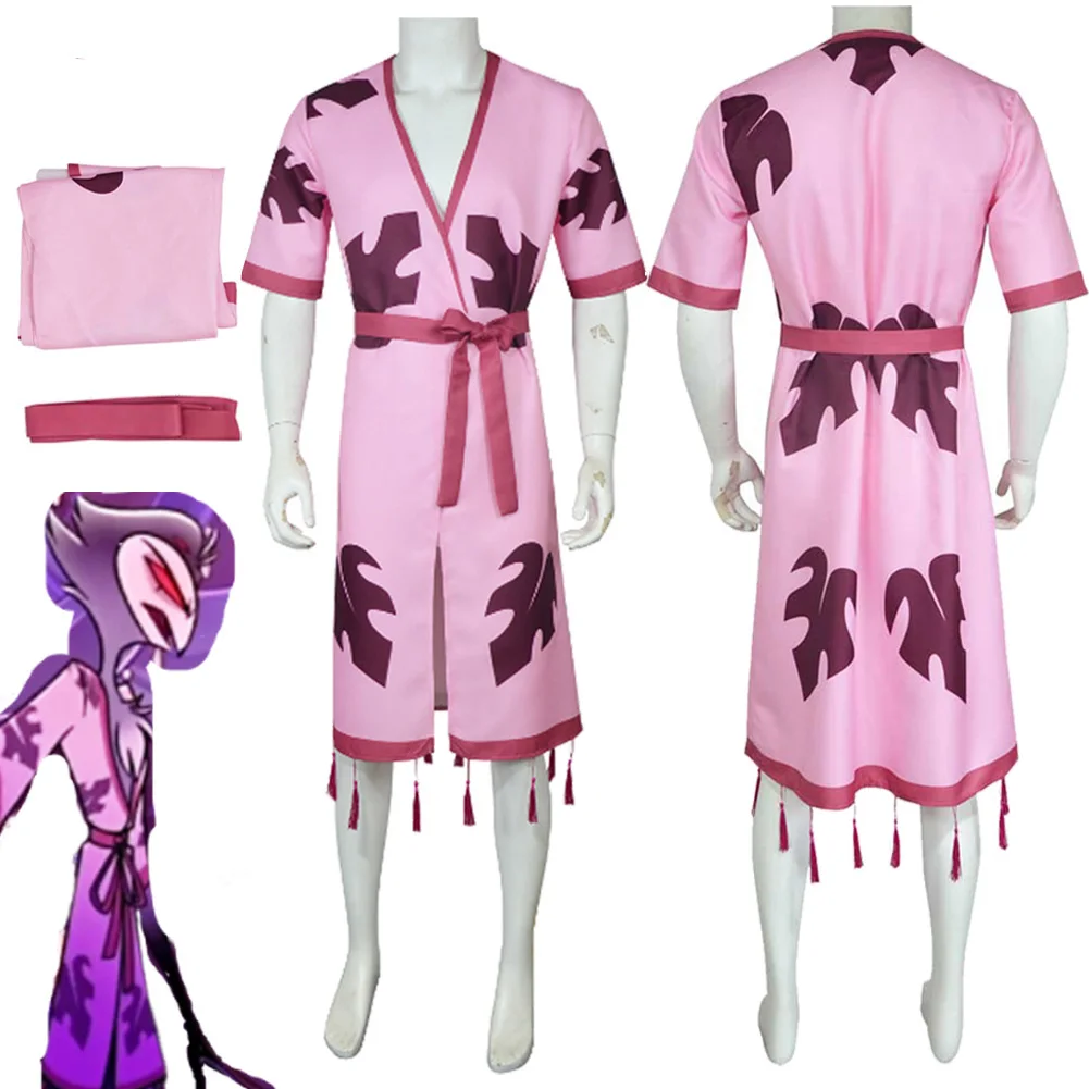 Stolas Goetia Косплэй женские халаты костюм мультфильм ТВ злой лидер ролевая игра пижамы маскировка Хэллоуин карнавальная вечеринка наряды