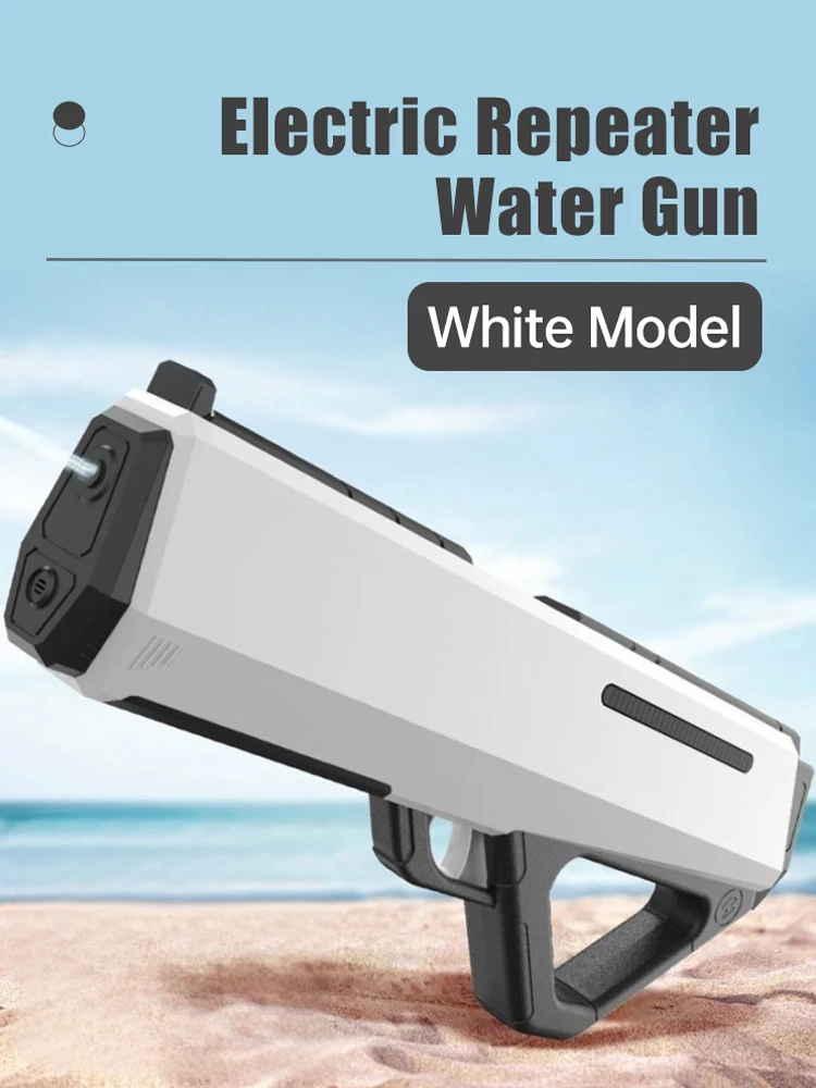 Electric Water Gun for Kids Squirt Guns Full Automatic Water Absorption Soaker Water Blaster Summer Outdoor Toys Pool Toys