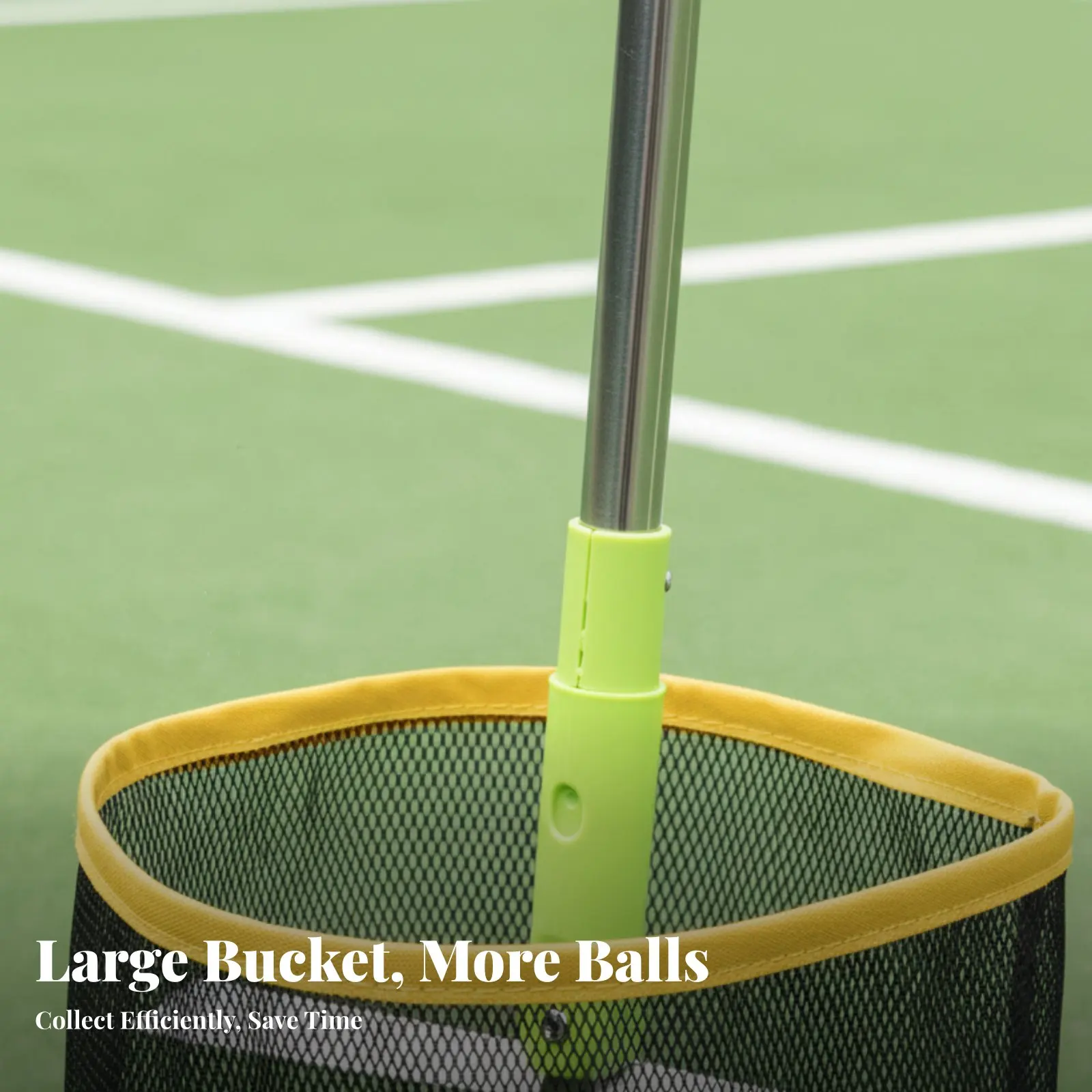 

Extendable Sphere Pickup Basket Large Capacity Sports Training Aid for Coaches