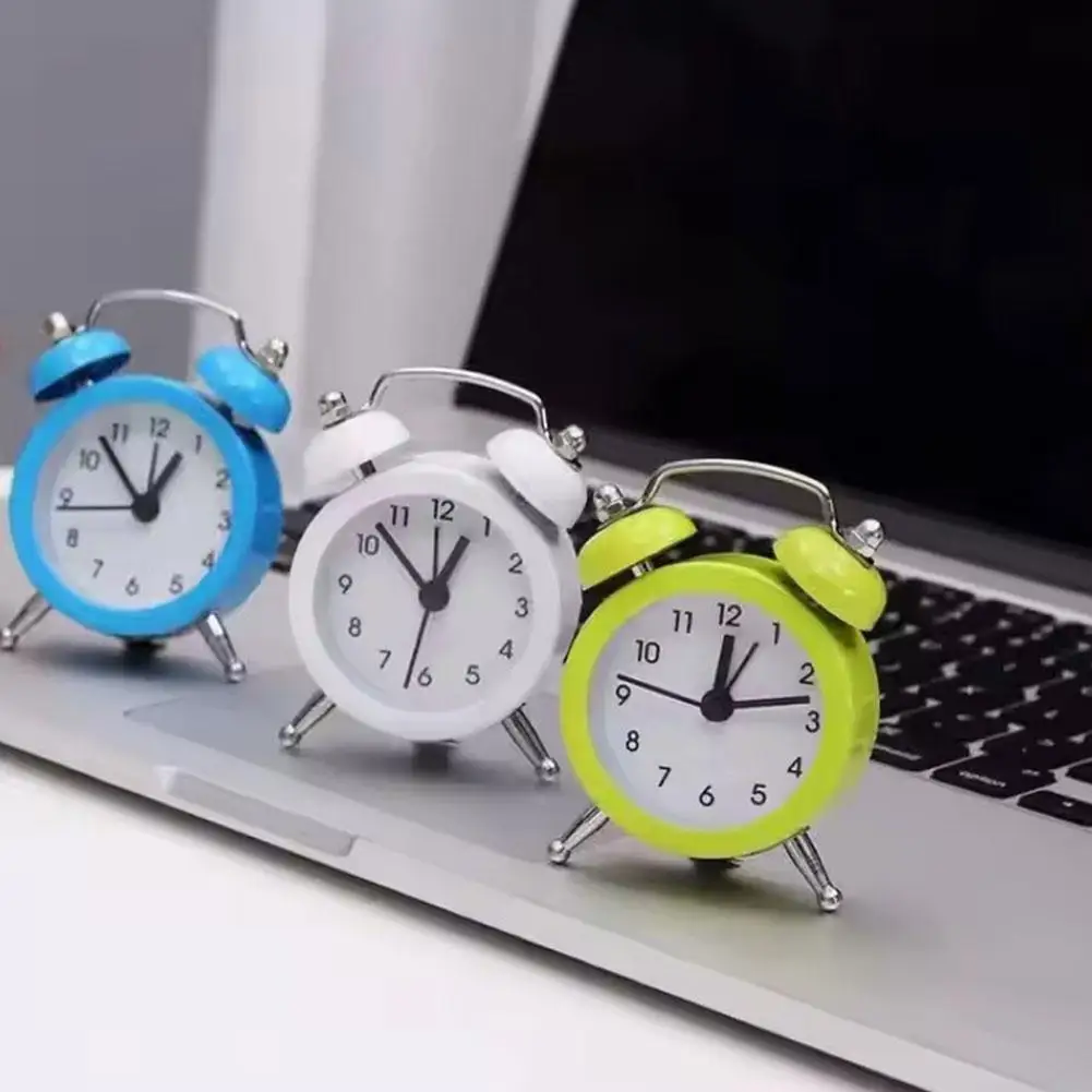 

Twin Bell Loud Alarm Clock Metal Frame Loud Alarm Battery Operate Desk Table Alarm Clock For Bedroom And Home Decoration