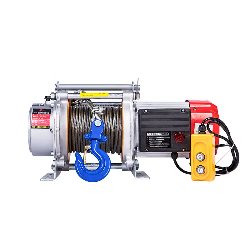 New 150 Meter Wire Rope Electric Winch with High Load Capacity German Pulley Type Hoist Wire Rope Winch