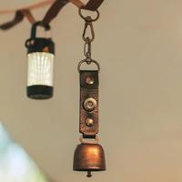 2pcs Bear Bell Loud Hiking Bell For Hikers Anti-Lost Pet Bell Dog Bell With PU Leather Strap Noise Maker For Survival Hiking