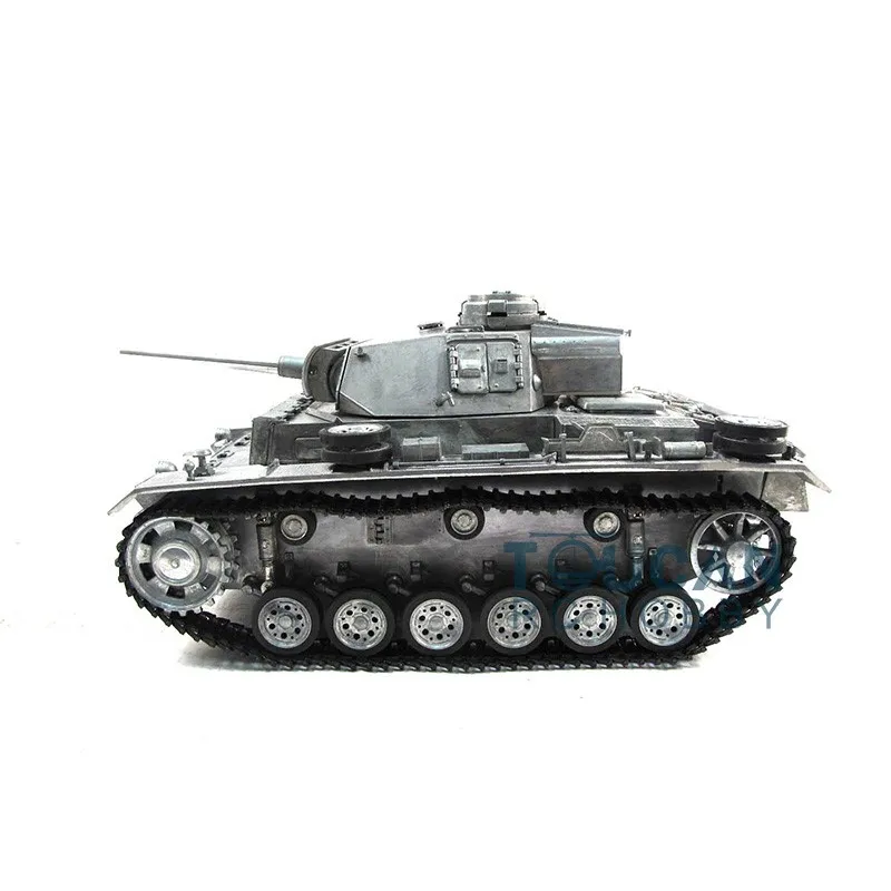 Mato Metal 1/16 KIT RC Czołg Skala Niemiecki Panzer III Wersja na Podczerwień 1223 Odrzut Lufy TOUCAN RC HOBBY Model RC TH00656