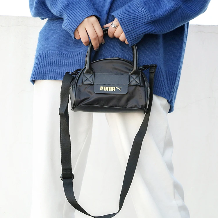 PUMA Fabric Handbag, Crossbody Bag, Shoulder Bag, Handbag Regular Unisex Pure Black 077940-01