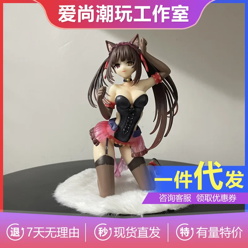 17cm Boxed Date A Live Light Novel Tokisaki Kurumi Girl PVC Action Figure Anime Figure Model Collection Doll Gift - view 2