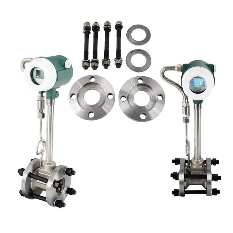 

Digital Steam Vortex Air Flow Meter Price Intelligent Steam Compressed air High-precision Gas Count Display Flowmeter