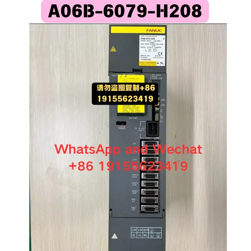 

Used A06B-6079-H208 Driver Functional test OK Quick delivery