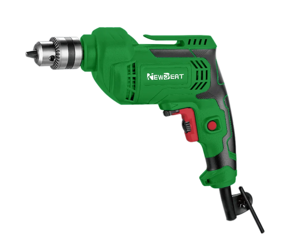 

NewBeat Factory 10mm Electric Drill Iron Chuck Bits Machine Corded DC Motor Power Drilling Kit Tools