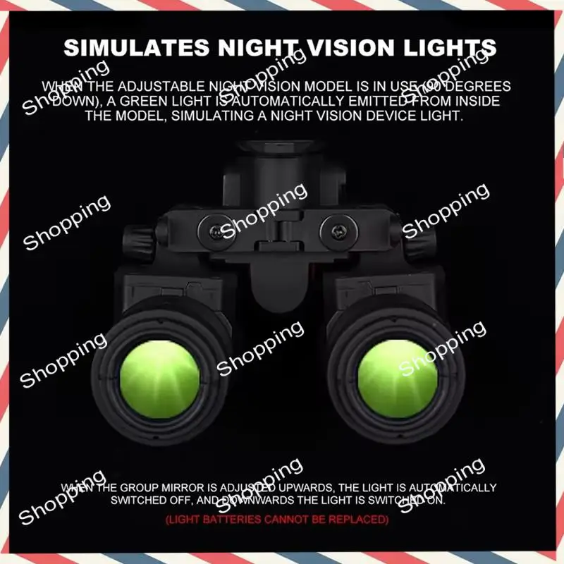 

M20K An/PVS31 Dual-Tube Binocular Night Vision Goggles Dummy Props Helmet Accessories Model For Cosplay