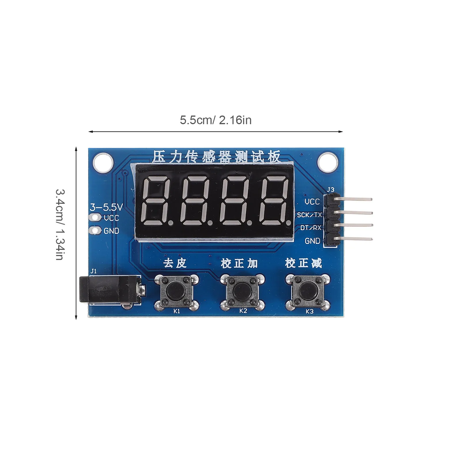 Load Cell Module with Digital Display Weighing Pressure Sensor Accurate Small Range Measurement Robust Reliability Scale Sensor