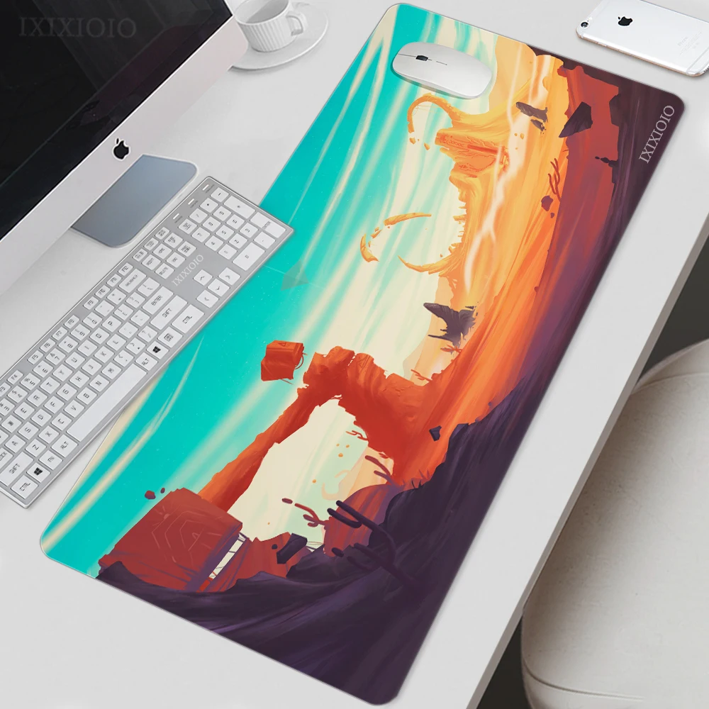 

Mouse Pad Gaming Beautiful Cartoon Anime Aesthetics New HD Mousepad XXL Mechanical Keyboard Pad Natural Rubber Carpet Soft