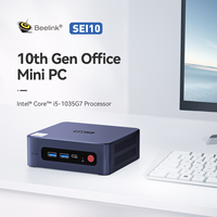 Beelink SEi10 Intel Gen i5 1035G7 Mini PC SEi12 12450H DDR4 3200MHz RAM 16G SSD 500G/1T Wifi6 4K BT5.2 Desktop Gaming Computer