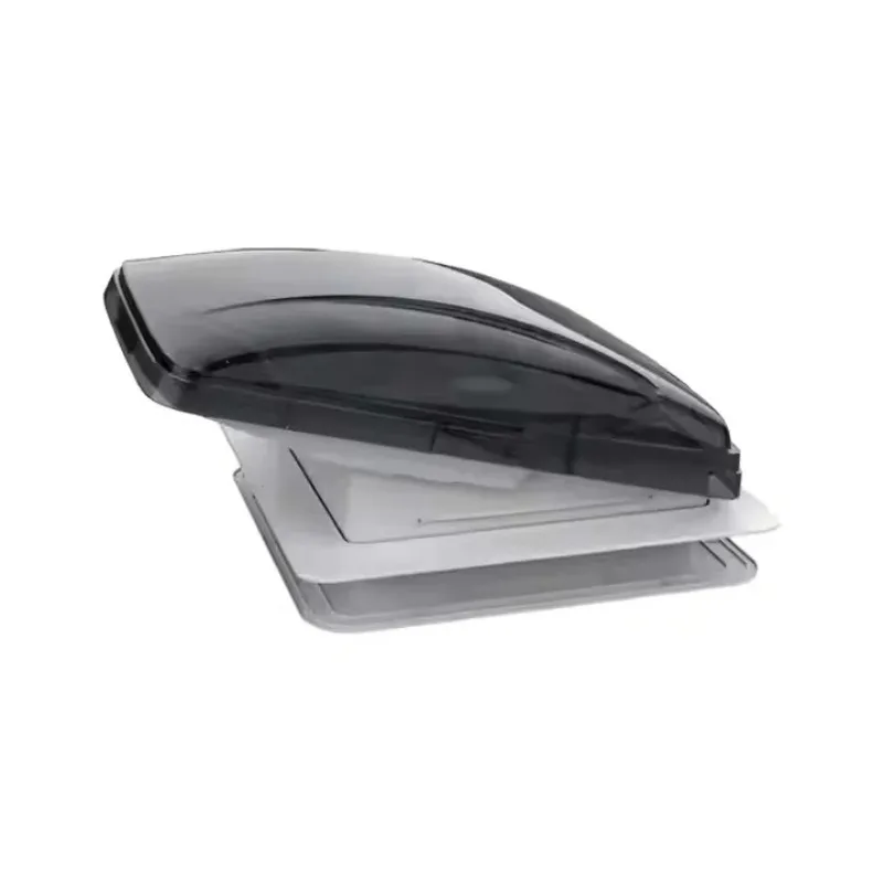 

Caravan Accessories 12V 14"x14" RV Roof Vent Fan With Remote Control Deluxe All-In-One Skylight Exhaust Fan
