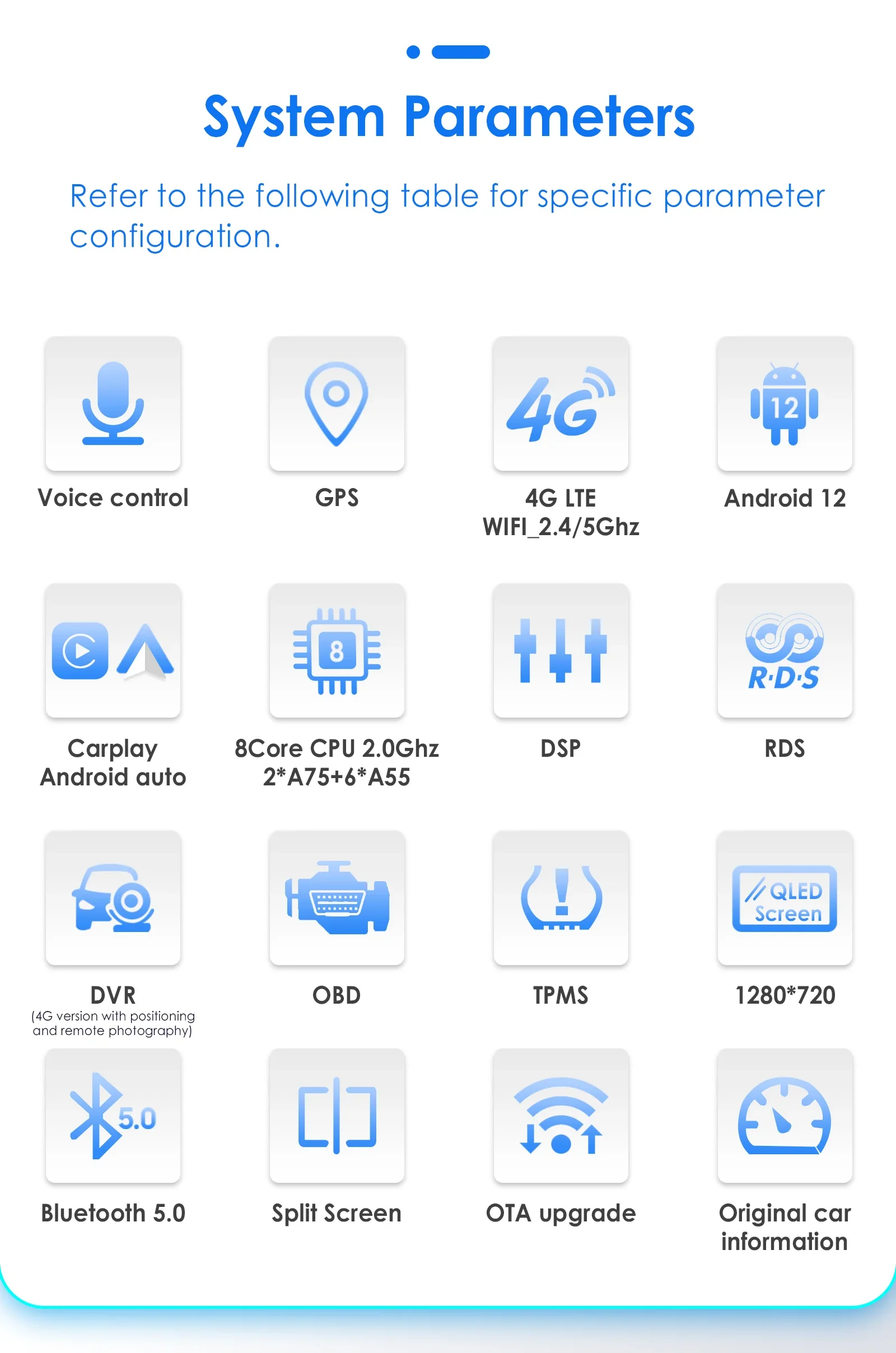 Hizpo 9 Zoll Wireless CarPlay Android Auto Autoradio für Mercedes Benz CLC W203 C-Klasse C180 C200 CLK200 CLK W209 UI7862 360 ° CAM – Detail 5