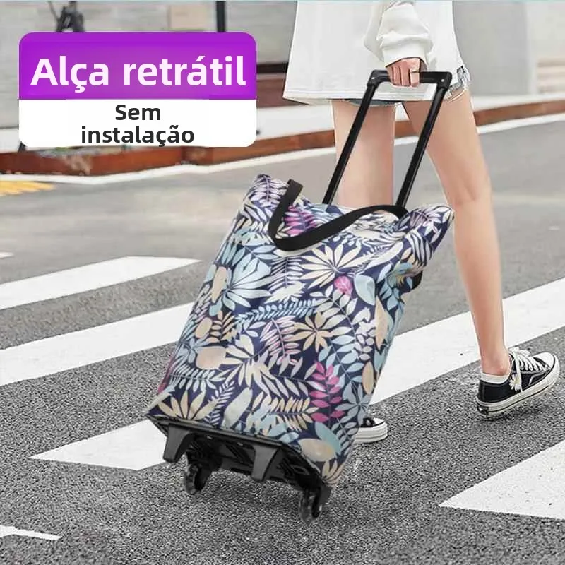 portable-lightweight-foldable-shopping-basket-car-home-use-small-hand-pulled-vegetable-buying-cart-simple-style-iron-material