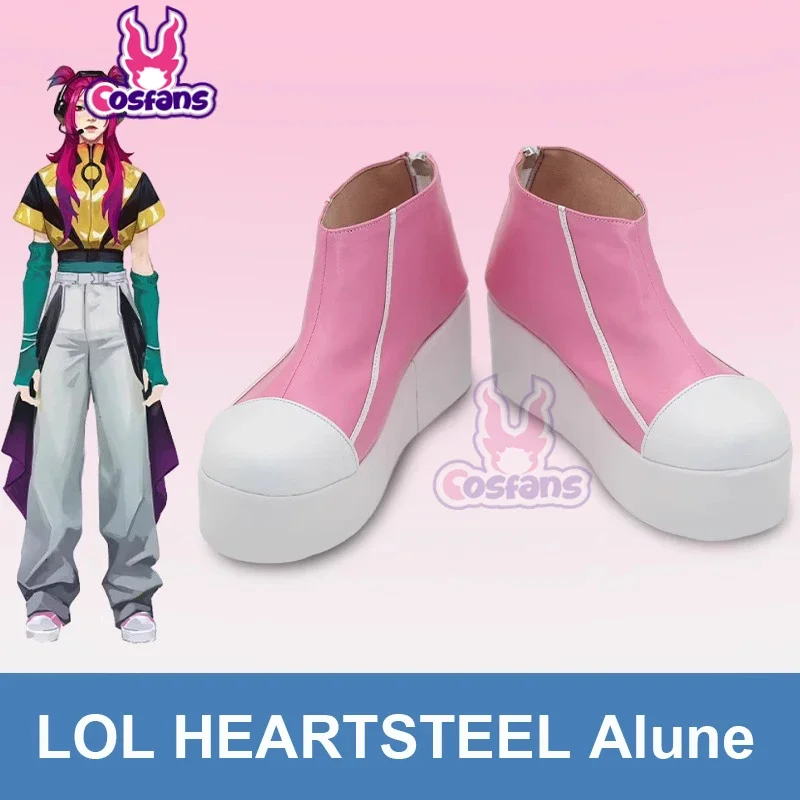 

Туфли для косплея LOL Heart steel Alune, обувь для косплея, аксессуар для ролевых игр, Хэллоуин