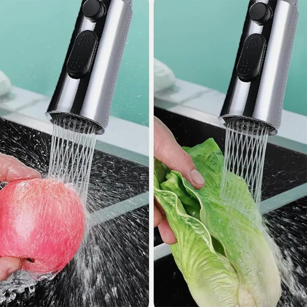 1pc torneira de água sobrealimentada à prova de derramamento torneira rotativa raspada e substituída cabeça de chuveiro acessórios de melhoria da casa