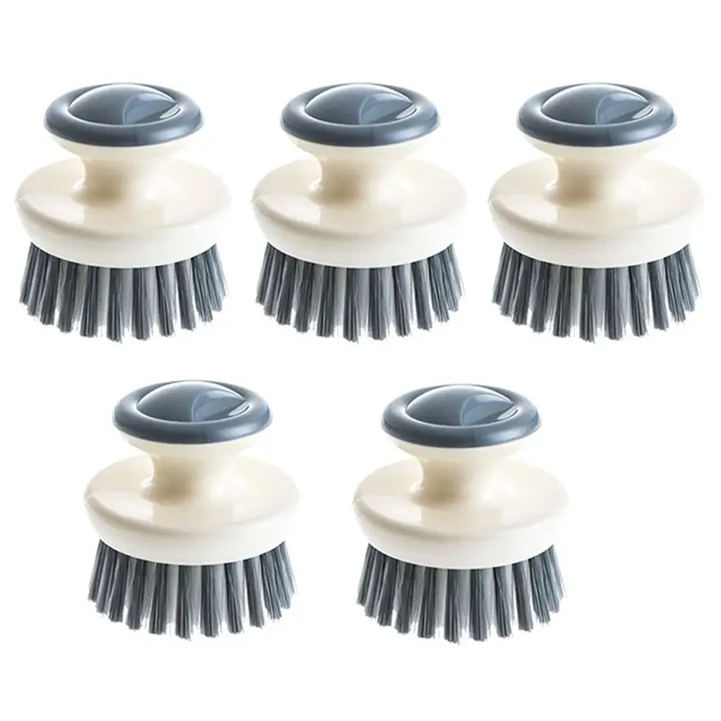 Abjs escova pote artefato óleo-livre fogão de cozinha escova de limpeza doméstica descalcificação escova de lavar louça livre de óleo.