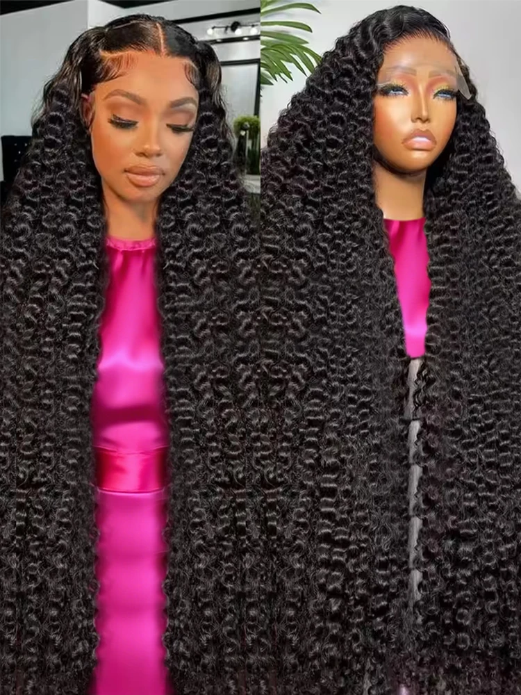 

Прозрачные HD-парики из натуральных волос 300% HD, 13x4, 13x6, с глубокими волнистыми локонами, на кружевной основе, 40-46 дюймов, 7x5, без клея, готовые к ношению, для женщин