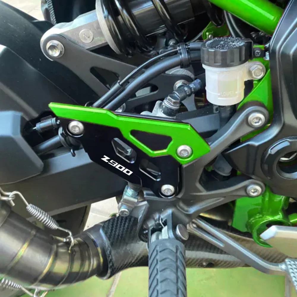 

2025 Z900 Accessories For Kawasaki Z900 Z 900 2017-2024 Motorcycle Pedal Guard Rear Pedal Guard Heel Plate Decorative Accessorie