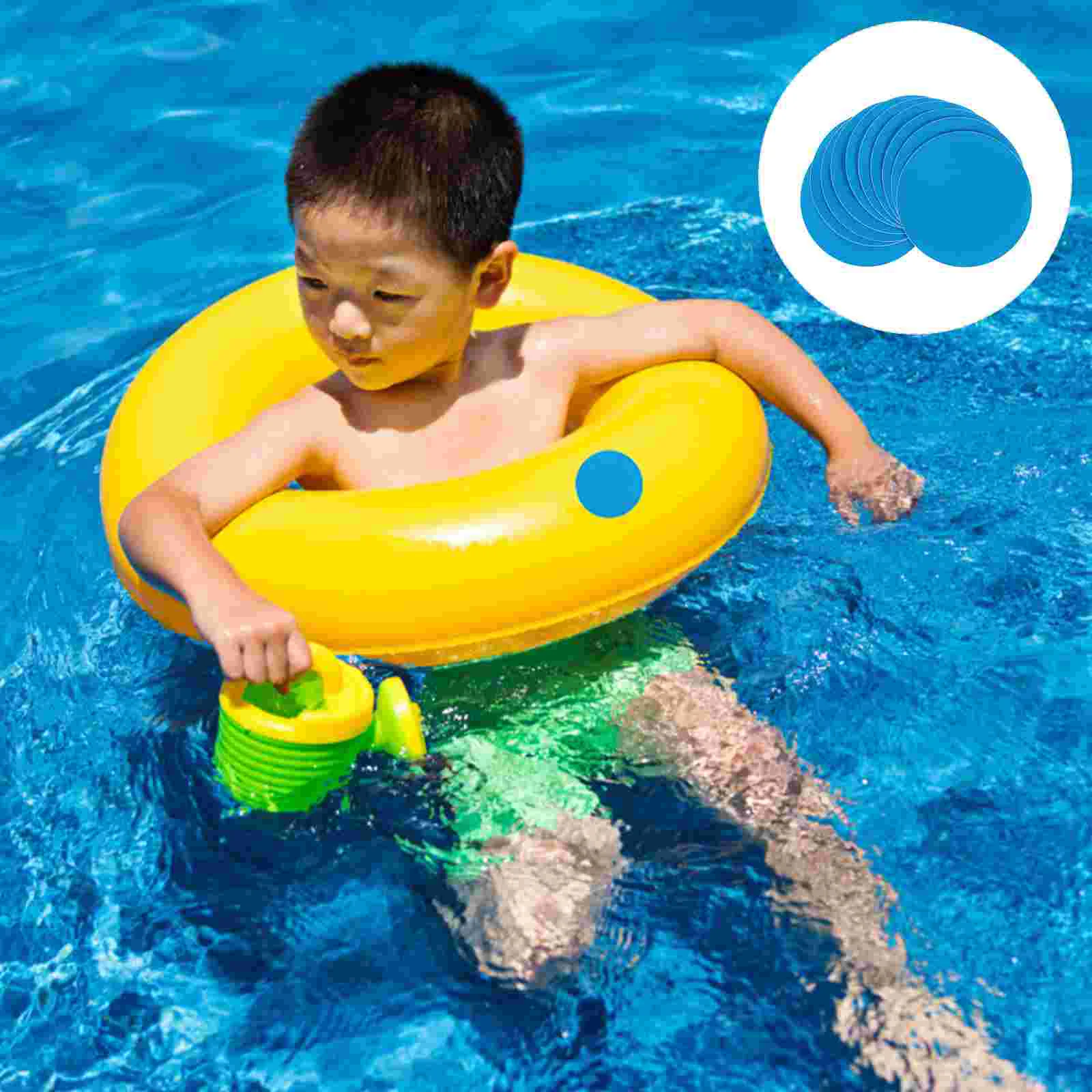 10 Pcs Swimming Ring Repair Subsidy Pvc Adhesive Vinyl Glue Water Insulation Pool Inflatable Toy Patch Spa Adhesives