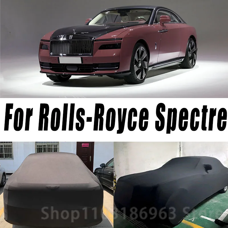 for Rolls-Royce SpectreCar Covers Stretch Cloth Special Car Clothing Auto Cover Indoor Dust Sun Protection Exterior Accessories