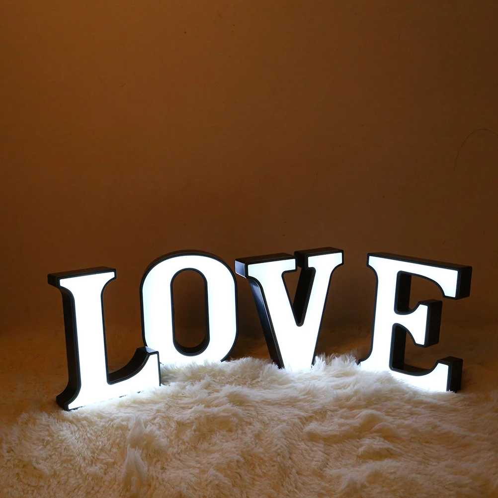 

LED Letter Sign Lights Neon Alphabet V Shaped Night Light Adjustable Letter Lights Small Night Lamp