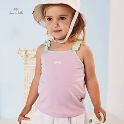 Dave Bella Children's Sling Kid's Clothes Girls Sleeveless Summer Baby Top Cotton Fashion Casual Sport DB2235531