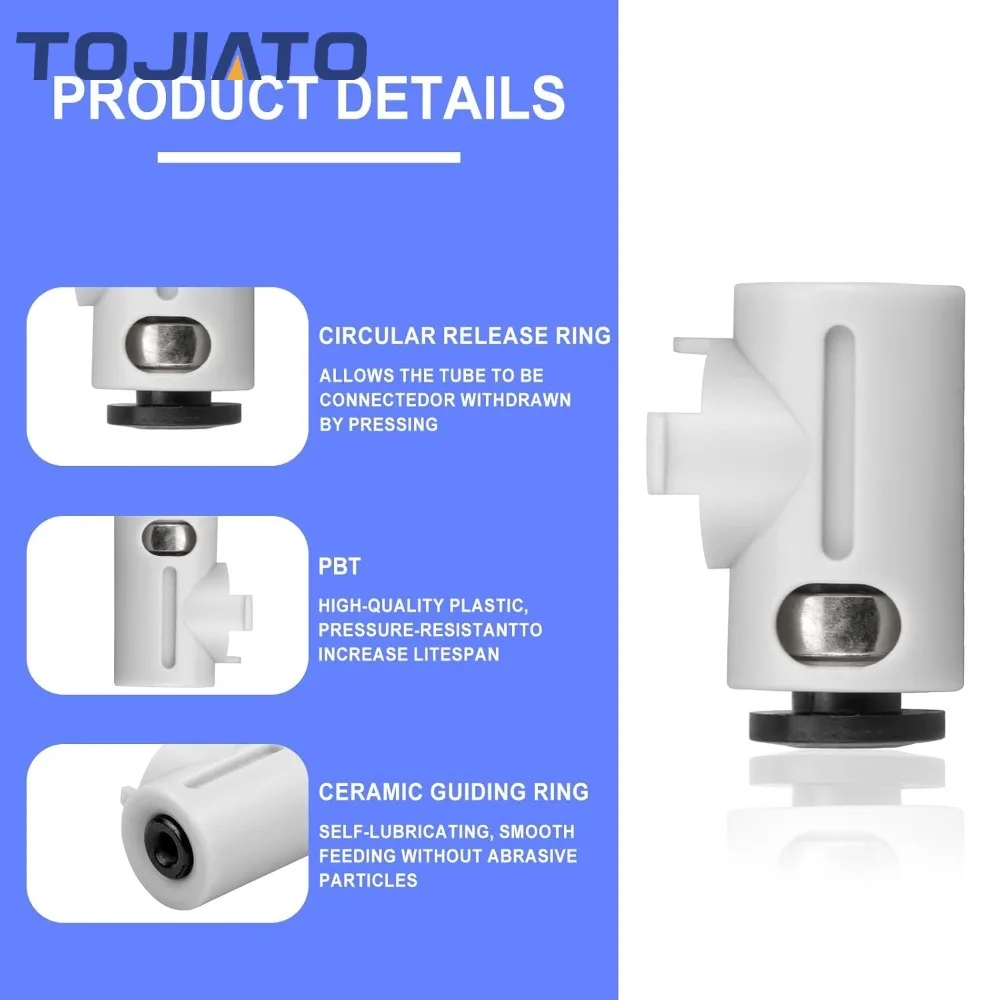 Precision Fit PTFE Adapter for Bambu Lab A1/A1min 3D Printer Accessories,Excellent AMS Tubing Connectors view 6