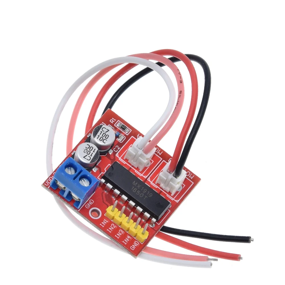 MX1919 2.5A Dual bridge brushed DC motor Drive Controller Board Module for Arduino smart car robot Low power consumption