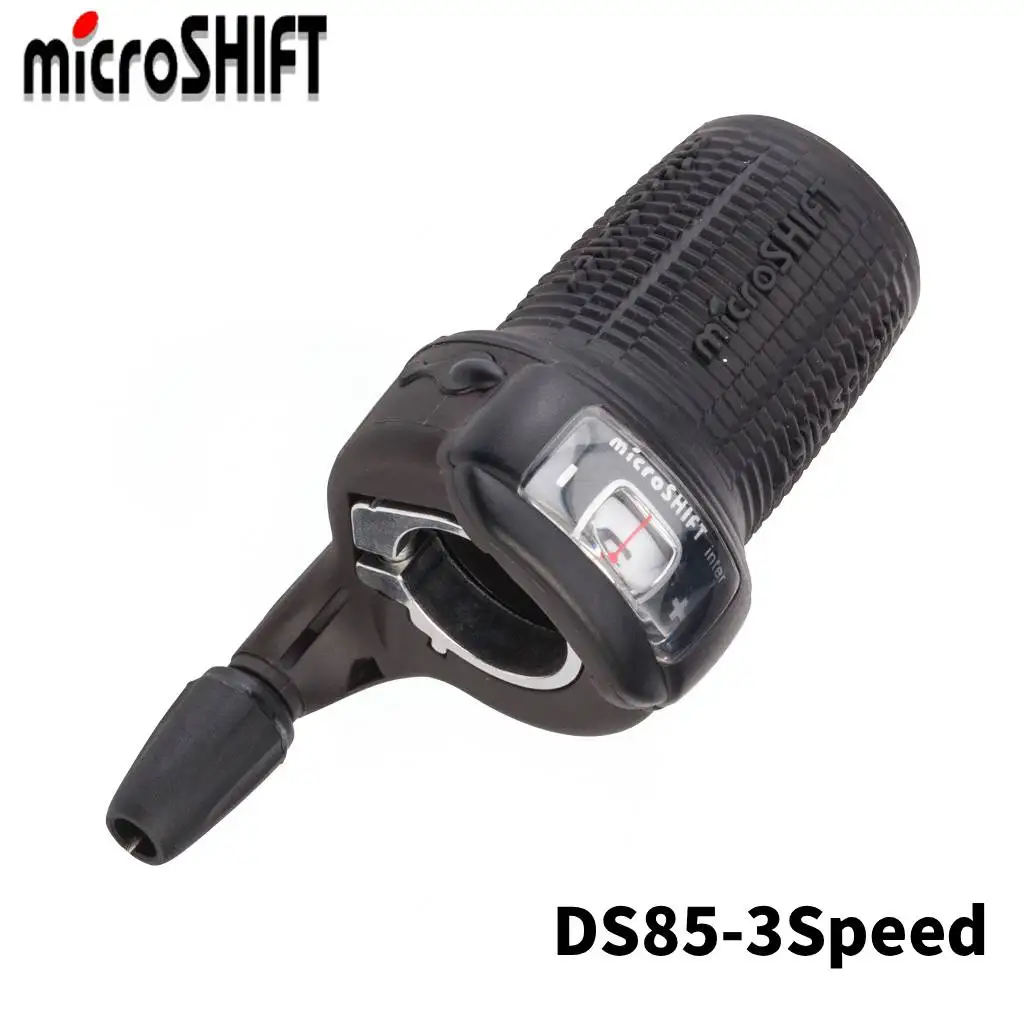 Original MicroSHIFT DS85 Rotating Grip Shifter, Classic Twist-Style Shifting System, Ideal Replacement for MTB Bikes and Folding