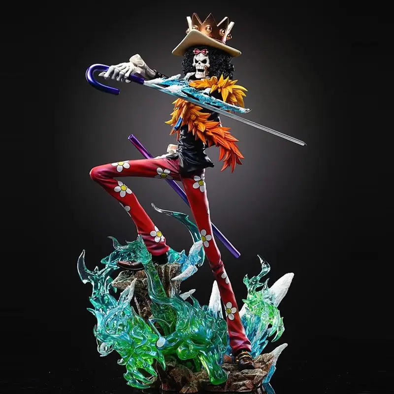 Anime One Piece Figurine LX Meteor Burukku Action Figures Two Years Later BROOK Model Toys PVC Collection Doll Birthday Gifts