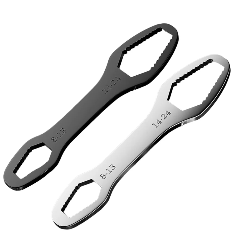 

Industrial Maintenance Black, Silver Adjustable Wrench Auto Repair Tool Maintenance Industry Tool For Mechanical Engineering