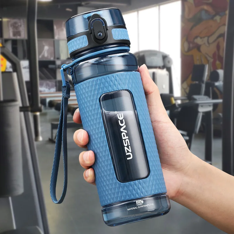 Sport Water Bottles BPA Free Portable Gym Anti-fall Leak-proof Large Capacity Fitness Kettle Tritan Plastic Drink Bottle