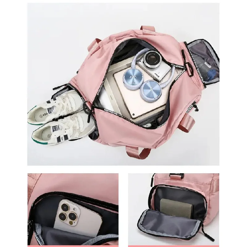 Light weight Travel Tote Gym Yoga Bag Large Capacity Waterproof Sports Training Dry Wet Separation Portable Fitness Organizer