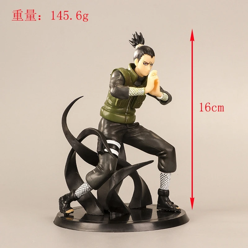 16cm Anime Hatake Kakashi Nara Shikamaru GK PVC Action Figure Game Statue Collection Model Kids Toys Doll Gifts