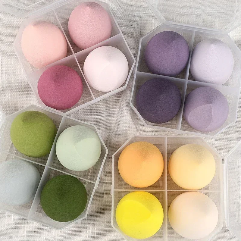 4Pcs Beauty Sponge Tools Makeup Make Up Puff Powder Foundation Accessories Blender Beauty Egg Sponges Puff Women Cosmetic