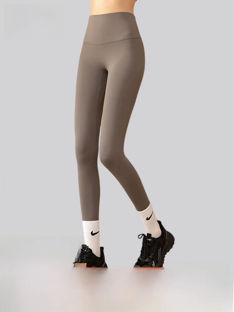 

Magic Prure Yoga Pants Women's Base Layer Bla Pants No Embarrassing Lines ark Skin Pants Long Trousers Nylon Spandex