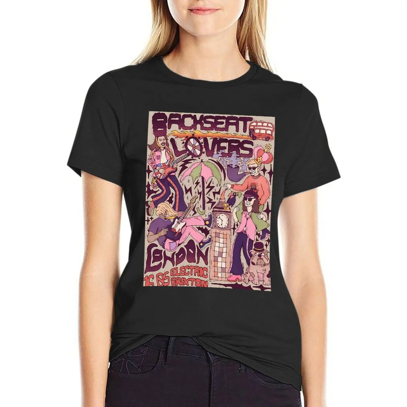 the backseat lovers london T-Shirt Blouse kawaii clothes Woman T-shirts