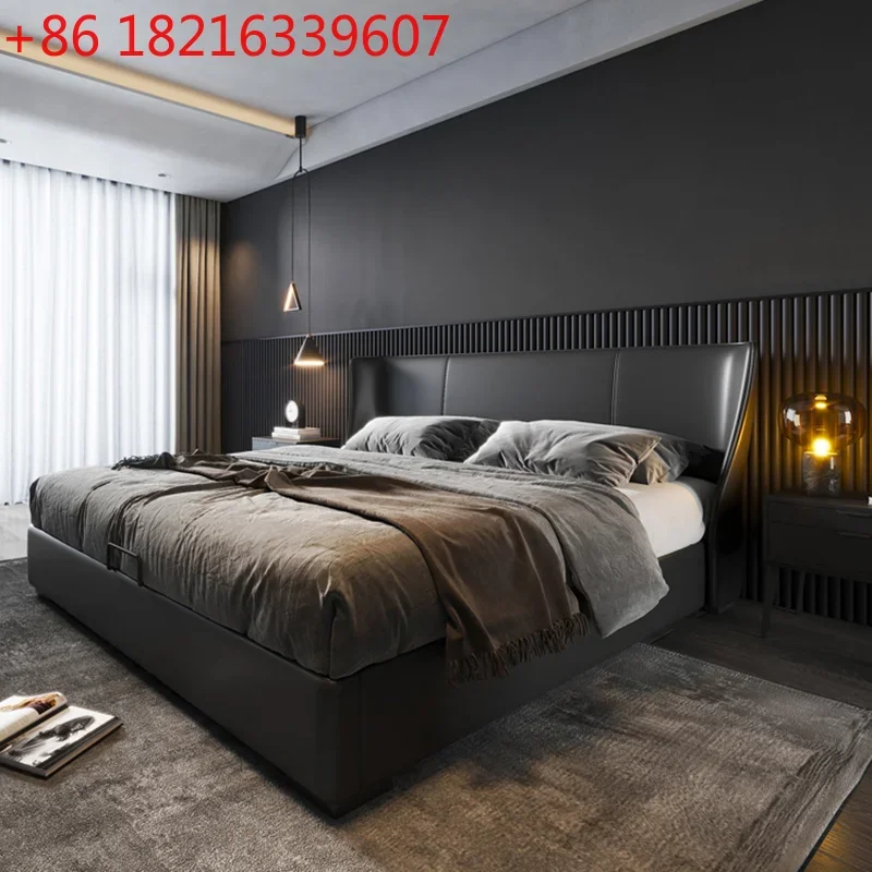 YAO Luxury King Size Bed Frames Nightstands Modern Luxury Bed Aesthetic Double Headboards Muebles Para Dormitorio Bedroom Furnit