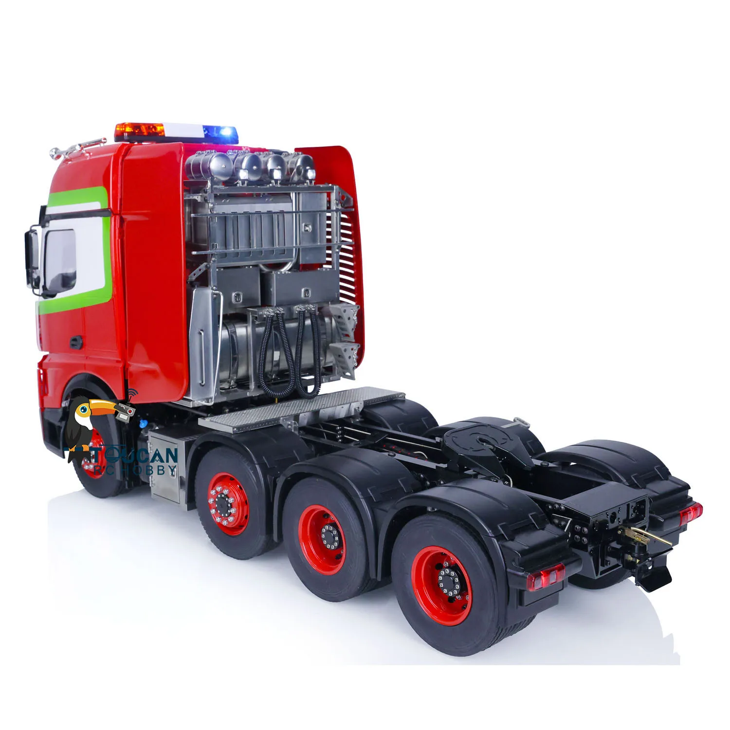 ToucanHobby 8*8 LESU RC Tractor Trucks 1/14 Metal Chassis for 3363 Cabin 1851 Engineering Vehicle Toys for Adult Gift THZH1509